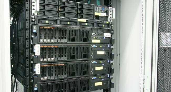 Servers for data storage and processing